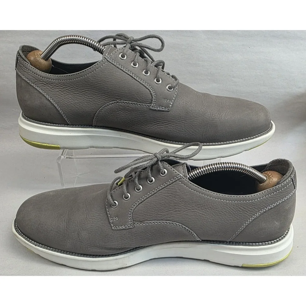 Cole Haan (Sz 13M) Grand 360 Mens Original Grey Leather Casual Shoes C33830